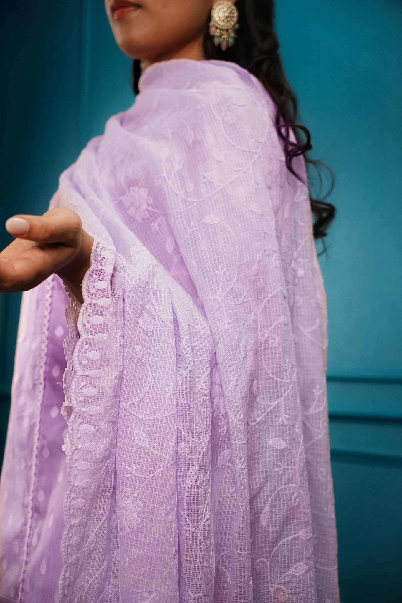 Lavender kurta set