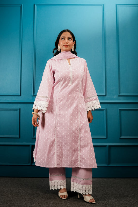 Lavender kurta set