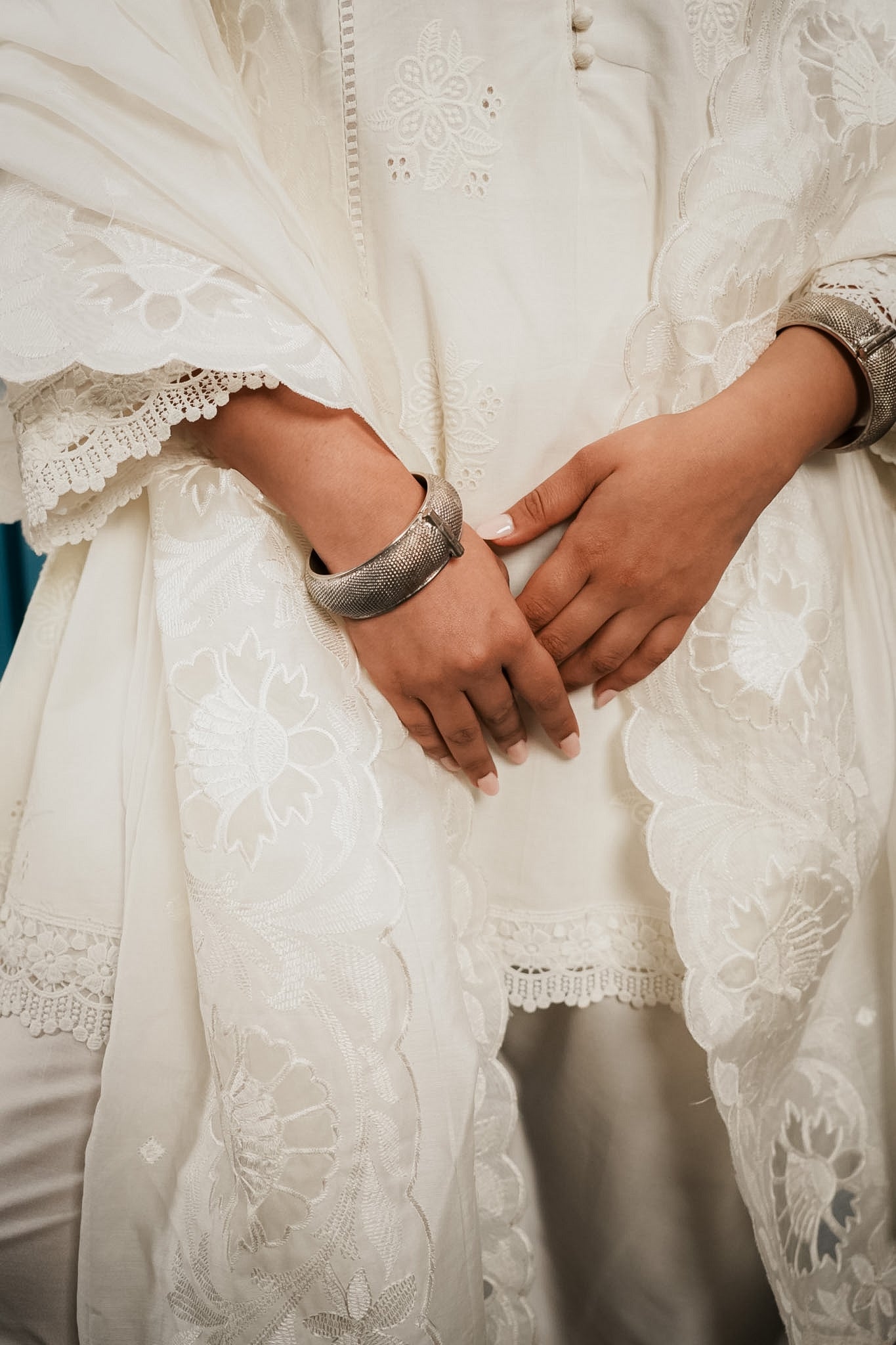 White kurta set
